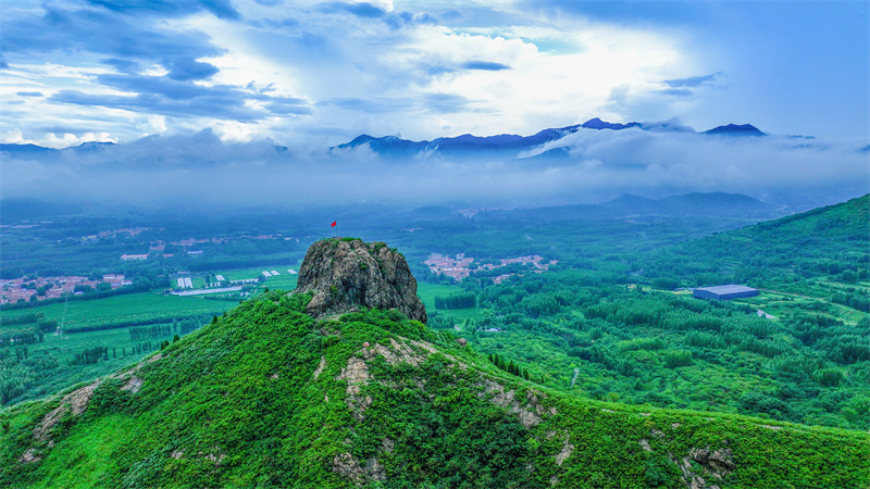 山東省鄒平市黃山街道印臺(tái)山景觀。