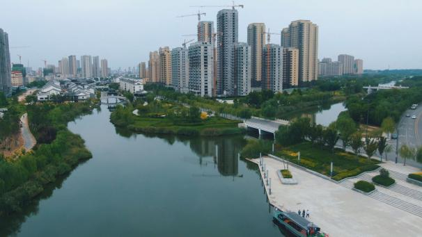 入湖河流樂城河治理后。