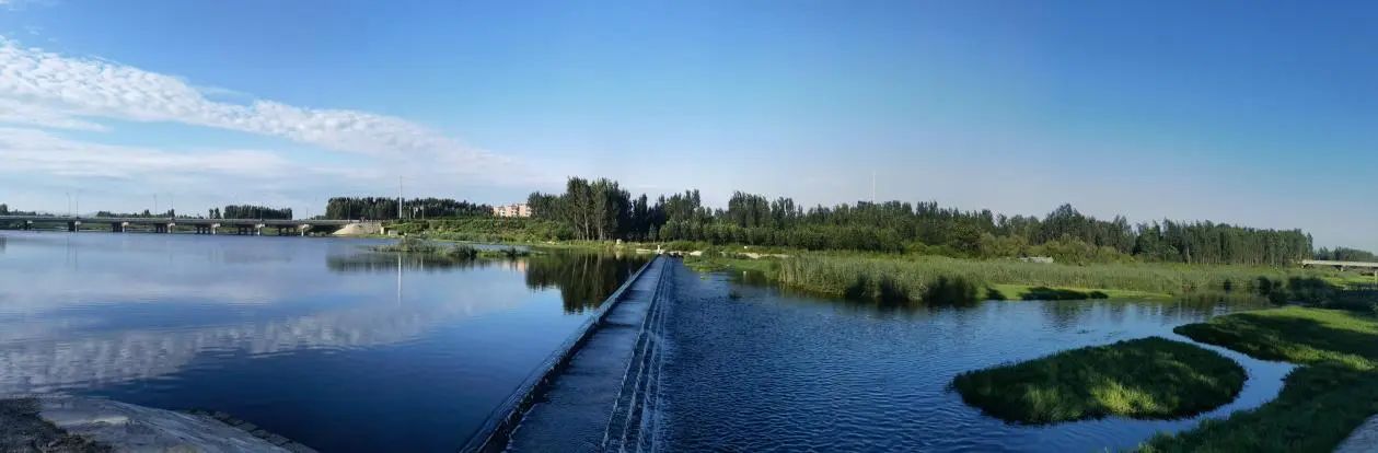 海子河（濕地公園段）美景。